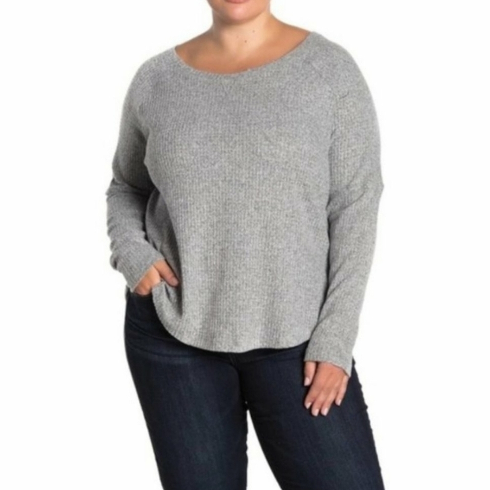 NWT Sweet Romeo Cozy Thermal Pullover Top Size 2X